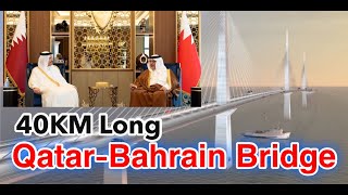 QatarBahrain Bridge Project to be started soon qatar obaidtahir news [upl. by Vas]