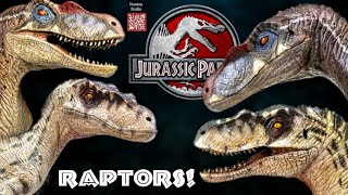 2023 Nanmu Jurassic Park 3 Velociraptors Review Both versions [upl. by Bullis]