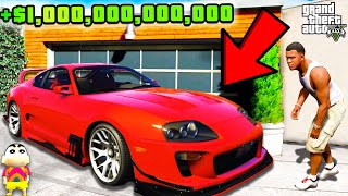 Franklin Stealing MOST EXPENSIVE SUPER CAR in GTA 5  SHINCHAN and CHOP [upl. by Elmaleh]