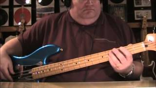 Aerosmith Crazy Bass Cover with Notes amp Tab [upl. by Walrath]