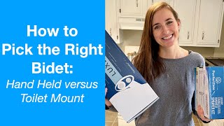 Review of Hand Held versus Toilet Mount Bidet System  Luxe Bidet vs Purrfect Zone Handheld Sprayer [upl. by Colier]