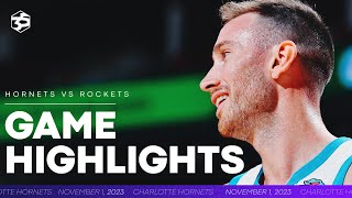 Game Highlights Hornets vs Rockets  11012023 [upl. by Loredo819]