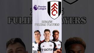 🏴󠁧󠁢󠁥󠁮󠁧󠁿202425 FULHAM PLAYERS  Tom Cairney Adama Traorê Jorge Cuenca [upl. by Garvy]