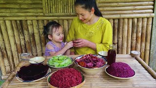 single mother cuisineHarvesting red ginseng cooking a small party with my daughter [upl. by Krystalle]