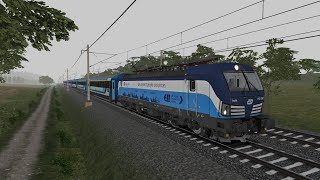 Jazda s Vectronom 193290 Tedík v Railworks na Testovačke [upl. by Sacken]