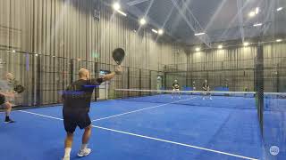 Padel Div 1 LPL LKPG  Harring Fogel vs Villius Bergström  Set 2 64  241014 [upl. by Bevers]