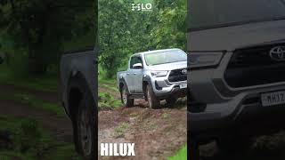 Isuzu Cross vs Toyota Hilux OffRoad Challenge  LearnOffroad shorts offroadskills [upl. by Ecyak570]