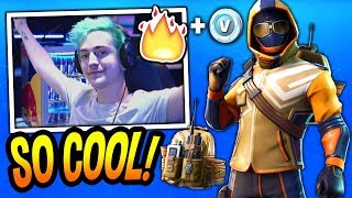 NINJA REACTS TO NEW quotSUMMIT STRIKERquot SKIN STARTER PACK Fortnite FUNNY amp EPIC Moments [upl. by Lejna]