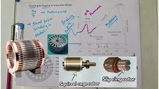 Crawling and Cogging in Induction Motor and its Solution  AC Machines  Electrical Machines [upl. by Arch]