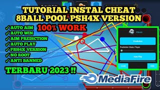 TUTORIAL INSTAL CHEAT 8 BALL POOL PSH4X VERSION TERBARU 2023 [upl. by Portuna]