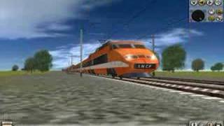 Trainz TGV Trains [upl. by Seaddon]