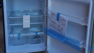 36 Frigidaire 200 Cu Ft Top Freezer Refrigerator  FFTR2045VS [upl. by Kensell824]