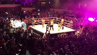 Becky Lynch Charlotte amp Naomi vs Natalya Carmella Tamina amp Lana  WWE Live Lisbon Portugal [upl. by Courtenay]