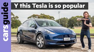 Tesla Model Y 2024 review Long Range  Is this the best new electric SUV for family car buyers [upl. by Townshend918]