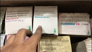 Gluconorm SR 500mg Tablet uses  price  composition  dose  side effects  review  in hindi [upl. by Weigle]