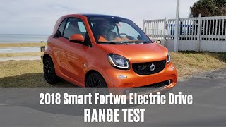 2018 Smart Fortwo Electric Drive Range Test 80 Highway [upl. by Ammann]