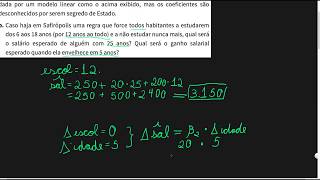 Econometria  Regressão Linear Múltipla  Exercício 1b Interpretação com Parâmetros Conhecidos [upl. by Bury]