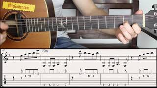 Beginner Bluesy Melody in E minor Using Pentatonic Scale [upl. by Mikihisa]