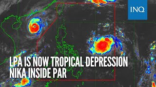 LPA is now Tropical Depression Nika inside PAR [upl. by Arteid]