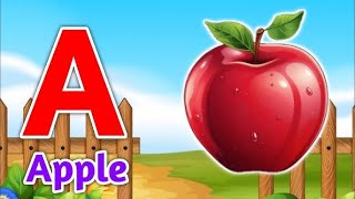 ABC Kids Learning Song A for Apple B for Ball  Kids Phonics Song  abclearningsongs [upl. by Shumway]