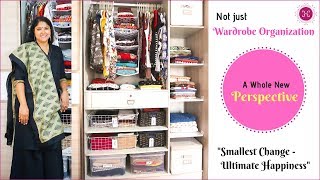 Indian Wardrobe Organization Tips  A Whole New Perspective  Closet Organization Ideas [upl. by Cadel]