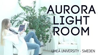 Aurora light room at Umeå University [upl. by Tnafni363]