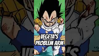 Why Vegeta ALWAYS Holds his Left Arm dragonball dbz goku [upl. by Akinom]