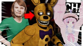 Shaggy transitions to FNAF Springlock bonnie  VRCHAT [upl. by Arsuy]