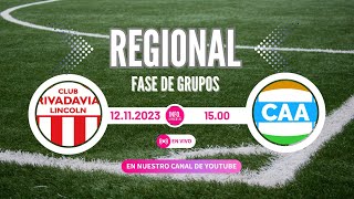 RIVADAVIA LINCOLN VS ARGENTINO LINCOLN  TORNEO REGIONAL AMATEUR  FECHA 3  ZONA 10 [upl. by Grantley878]