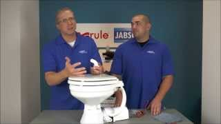 Jabsco Right Angle Discharge Video for 37010 37045 37245 Toilet [upl. by Dionysus]