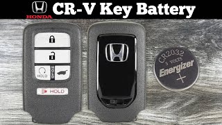 2017  2022 Honda CRV Key Fob Battery Replacement  How To Change Replace CRV Remote Batteries [upl. by Maude]