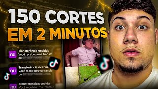 COMO CRIAR 150 CORTES COM 1 CLICK E MONETIZAR CANAL NO TIKTOK HOJE monetizei rápido [upl. by Derfnam]