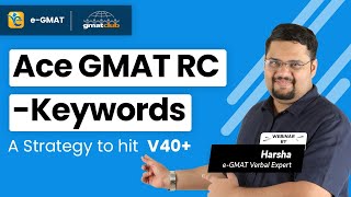 Ace GMAT Reading Comprehension  Keywords  Strategy to hit V40 in GMAT Verbal [upl. by Enad]