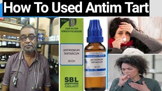 Antimonium Tartaricum  Antim Tart 200 200ch  Antim Tart 30 30c 30ch homeopathic uses amp dosages [upl. by Ahtekahs]