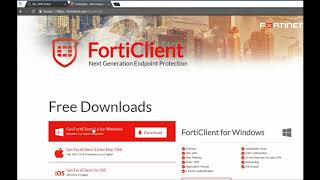 Fortigate SSL VPN client for end user [upl. by Samtsirhc]