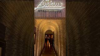 Andiamos Steakhouse at The D Fremont Street in Las Vegas steakhouselasvegas lasvegasrestaurants [upl. by Aicilyt]