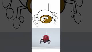 The Itsy Bitsy Spider 画小小蜘蛛 kidsvideo [upl. by Assehc]