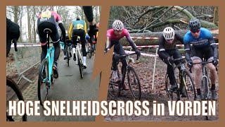 SUPER SNELLE TURBOCROSS in VORDEN  Nat veldrit nr 10 cyclocross [upl. by Nichy912]