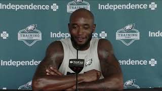 James Bradberry shares why he attempting a position switch to remain with the Eagles [upl. by Kast844]