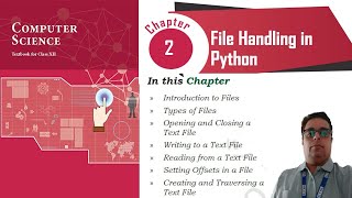 NCERT Class 12 Chapter 2 File Handling  Working With Text Files  Reading and Writing Text File [upl. by Meadow284]