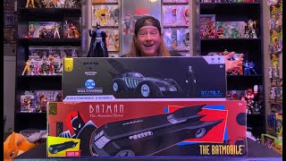 NEW Mcfarlane Batman Forever Alfred and Batmobile and Mcfarlane Batman Animated Series Batmobile [upl. by Alfreda]