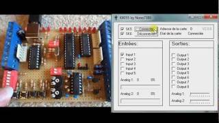 Velleman K8055 mini test [upl. by Chaiken]