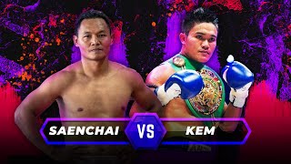 Saenchai vs Kem Sitsongpeenong  Rare Full Fight  Crazy Knockout [upl. by Horick]