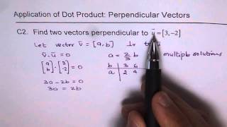 Perpendicular Vectors in R2 [upl. by Gus]