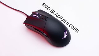 ASUS ROG GLADIUS II CORE Review  Lightweight Gaming Mouse [upl. by Asilem397]