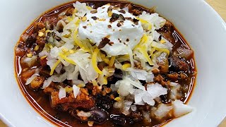 Easy Turkey Chili Recipe [upl. by Annat]