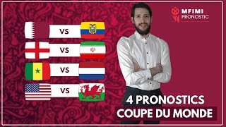 4 Pronostics Foot Coupe Du Monde21112022 [upl. by Emmeram445]