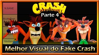 Melhores e Piores Visuais dos Personagens do Crash Parte 4 Fake Crash  Tier List [upl. by Braasch]