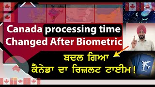 Canada processing time Changed After Biometric [upl. by Aivat]