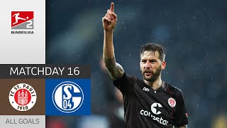 Burgstaller scores for the win  St Pauli  FC Schalke 21  All Goals  MD 16–Bundesliga 2  2122 [upl. by Aivonas]